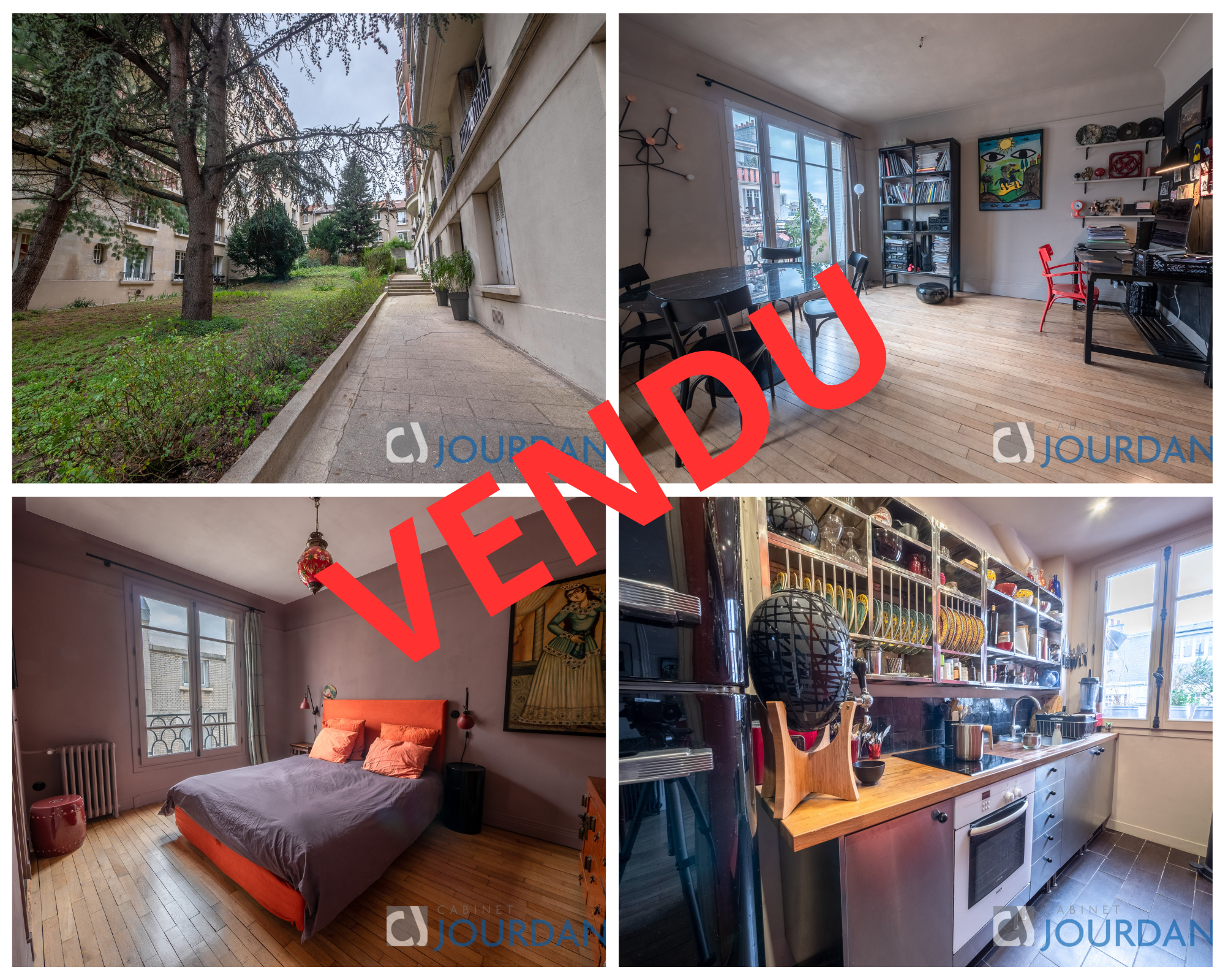 Appartement 3 pièces - La campagne à Paris